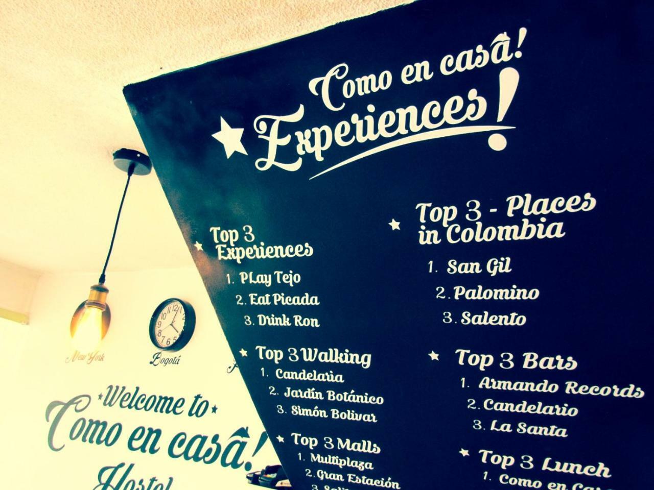 Como En Casa! Restaurante Y Hostal Богота Екстер'єр фото